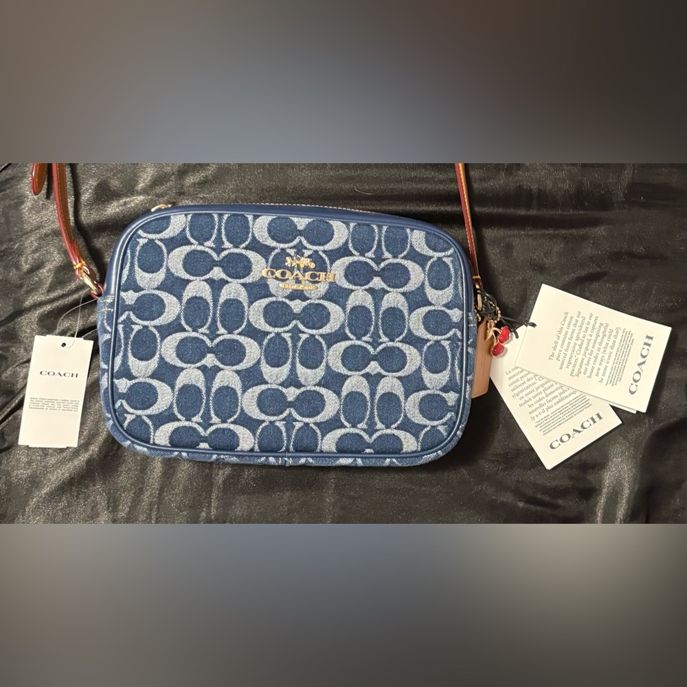 Jamie Camera Bag In Signature Denim~ New with tags.